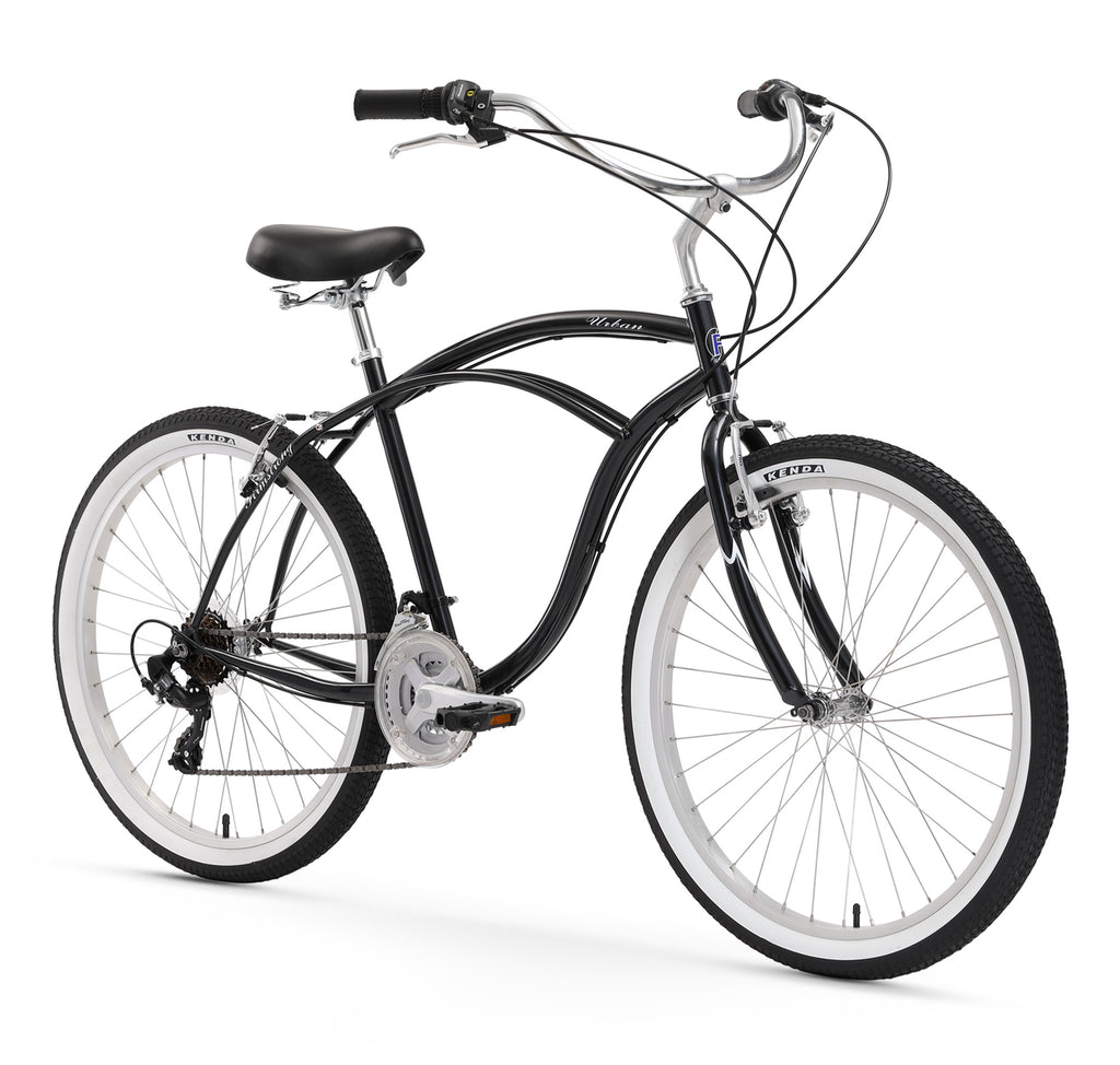 Firmstrong Urban Man 26" 21 Speed Beach Cruiser Bicycle