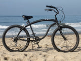 Firmstrong Bruiser Prestige 7 Speed Men's 26" Beach Cruiser Bike