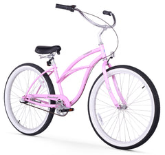 womens 3 speed bicycle Firmstrong Urban Lady 3 Speed - Women's 24" Beach Cruiser Bike