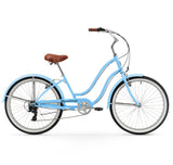 Firmstrong Siren Lady 7 Speed Beach Cruiser Bicycle