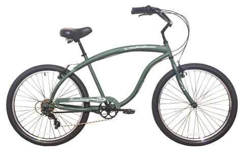 Firmstrong Bruiser Prestige 7 Speed Men's 26" Beach Cruiser Bike