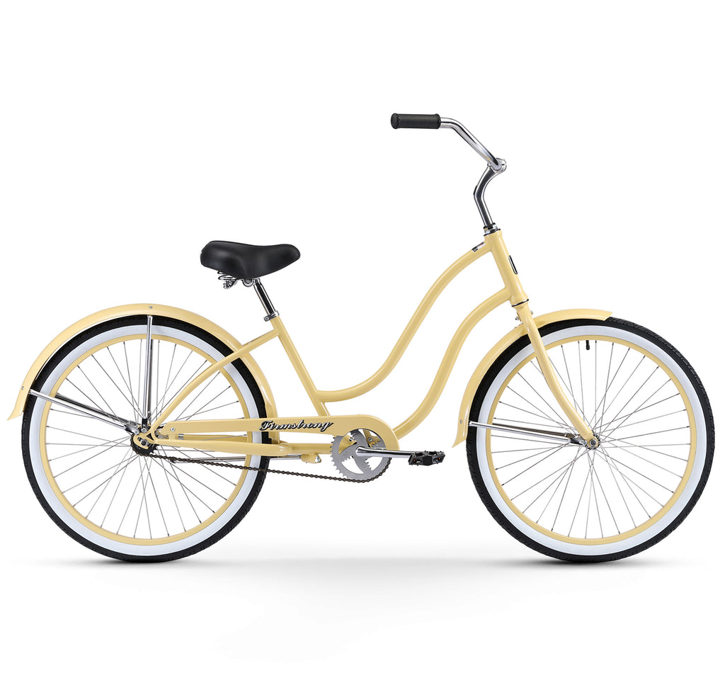 thumbnail image 2 of Critical Cycles Women's Beach Cruiser Bike - 1-Speed Gunmetal Cruiser 2 of 11