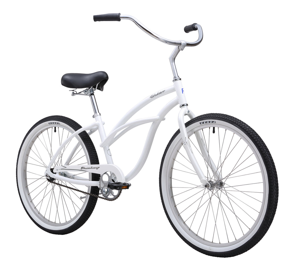 white womens bicycle 26" Kent La Jolla and 700C wheels for everyday riding. HILAND 26 Inch Womens and