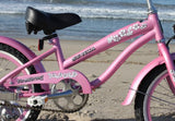 Firmstrong Mini Bella Girl 16" Beach Cruiser Bicycle w/ Training Wheels