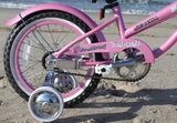 Firmstrong Mini Bella Girl 16" Beach Cruiser Bicycle w/ Training Wheels