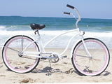 Firmstrong Bella Fashionista Single Speed - Women's 26" Beach Cruiser Bike