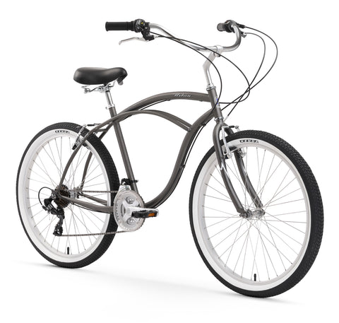 Firmstrong Urban Man 26" 21 Speed Beach Cruiser Bicycle