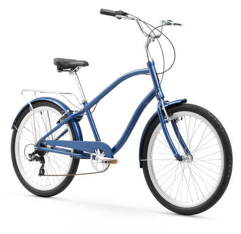 Firmstrong ANYjourney Men's 26" 7 Speed, Navy Blue