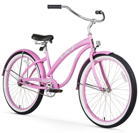 Pink cruiser deals bike