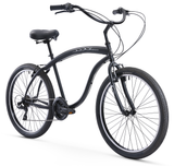 Firmstrong Bruiser Prestige 21 Speed Men's Beach Cruiser Bicycle