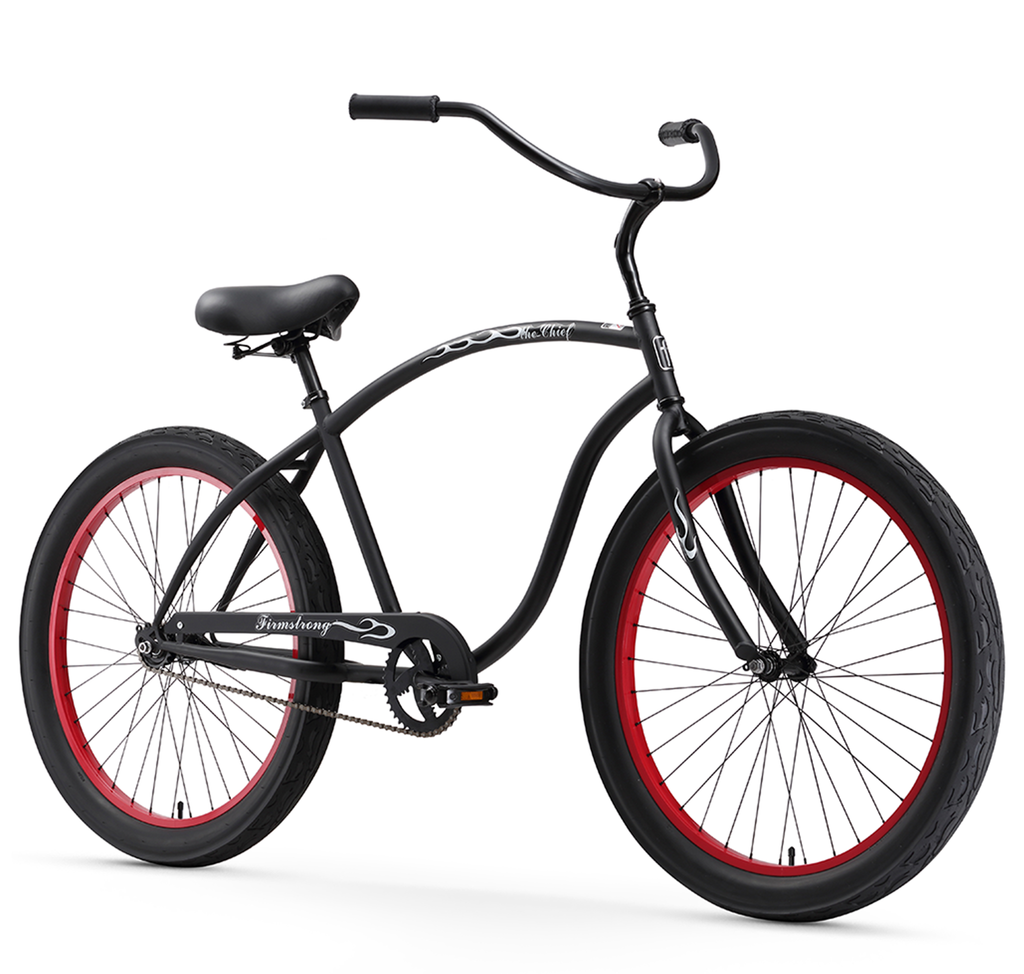 Black hot sale beach bike