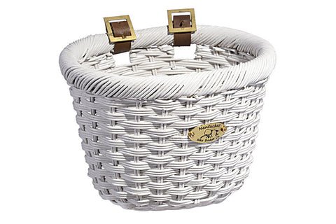 Bell tote 300 discount wicker bicycle basket white