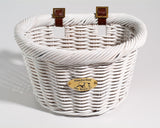 D-Shape White Basket