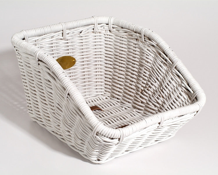 White bike basket top