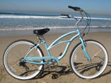 Firmstrong Urban Lady 7 Speed - Women's 26" Beach Cruiser Bike