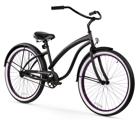Firmstrong Bella Fashionista Single Speed - Women's 26" Beach Cruiser Bike