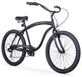 Firmstrong Bruiser Prestige 7 Speed Men's 26" Beach Cruiser Bike