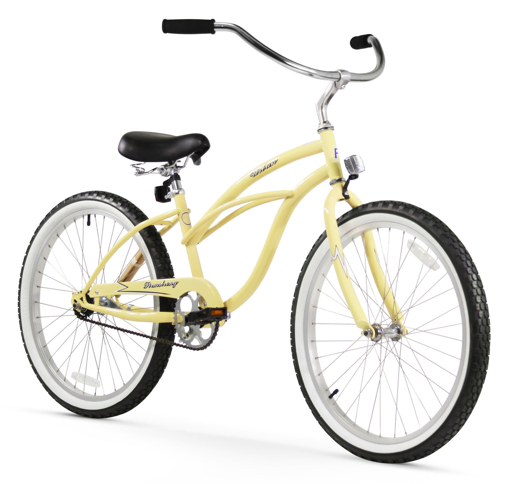 womens 24 inch bicycle Firmstrong Urban Lady Single Speed - Women's 24" Beach Cruiser Bike