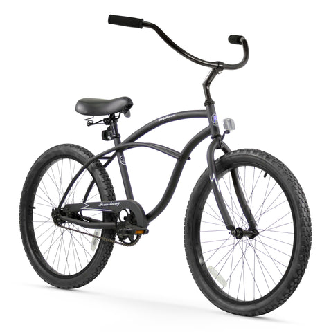 Firmstrong black rock men's deals single speed beach cruiser bicycle