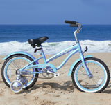 Firmstrong Mini Bella Girl 16" Beach Cruiser Bicycle w/ Training Wheels