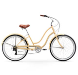 Firmstrong Siren Lady 7 Speed Beach Cruiser Bicycle
