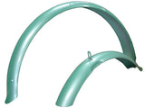 24" Mint Green Front and Rear Fender Set