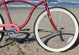 Firmstrong Urban Man Single Speed Men's Beach Cruiser Bike, 26-inch, Matte Red - Sporty Retro Cruiser on the beach 7
